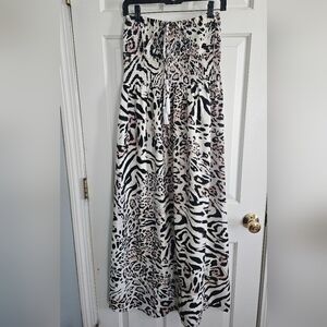 Leopard Animal Print Maxi Dress